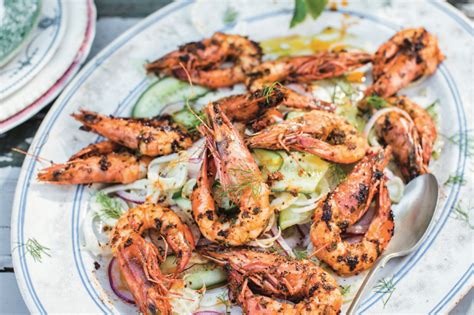 Chermoula BBQ Prawn & Shaved Fennel Salad – EatWell Magazine