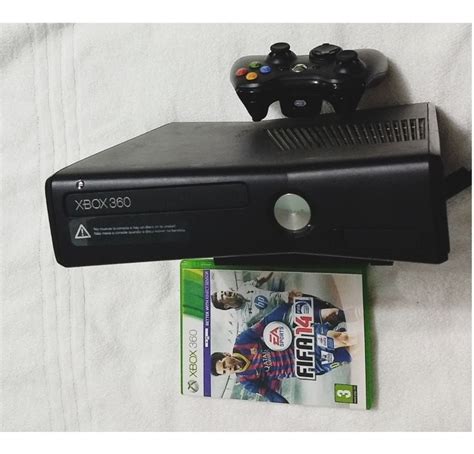 Xbox Slim Desbloqueado Preto Super Conservado Mercado Livre