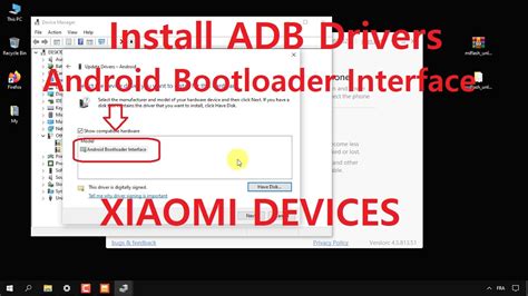 Install Adb Drivers Android Bootloader Interface For Any Xiaomi