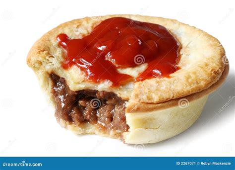 Aussie Meat Pie And Sauce Stock Image - Image: 2267071