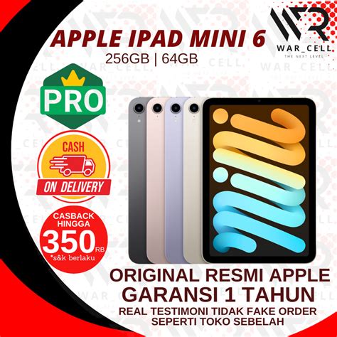 Jual IPAD Mini 5 IPad Mini 6 256GB 64GB Wifi Only Cellular Second