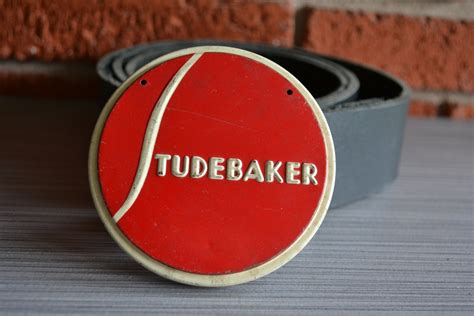 Studebaker Vintage Car Emblem Belt Buckle By Bearweardesigns