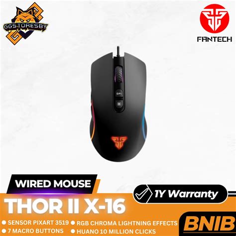 Jual Fantech X16 Thor Ii Gaming Mouse Shopee Indonesia