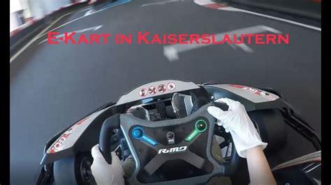 E Kart Kaiserslautern Helmkamera Elektrokart Rimo Sinus Ion 1 Youtube