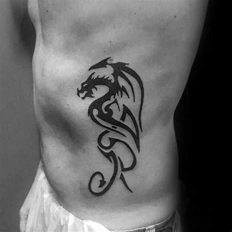 Simple Dragon Tattoo For Men