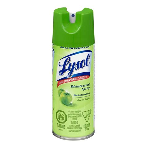 Lysol Disinfectant Spray, Green Apple, 350 g Reviews 2020