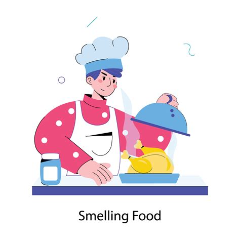 Trendy Smelling Food 43201177 Vector Art at Vecteezy