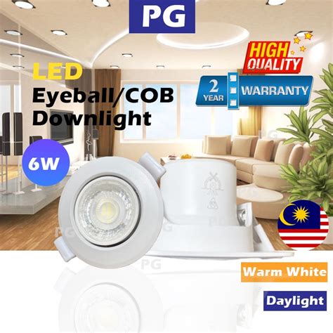 Aurore Led Eyeball W Round Cob Downlight Recessed Eyeball Spotlight