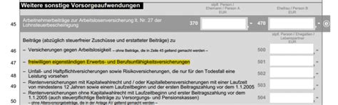 Berufsunf Higkeitsversicherung Steuern Absetzen