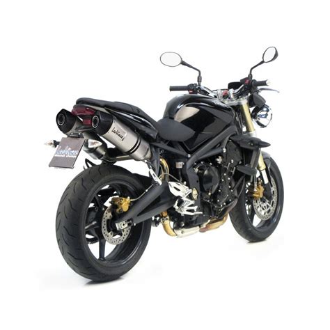 Silencieux Echappement Leovince Lv One Evo Inox Triumph Street Triple