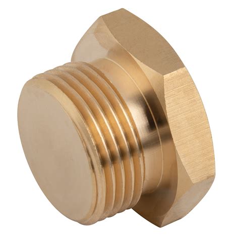 M X Metric Male Solid Plug Flotec