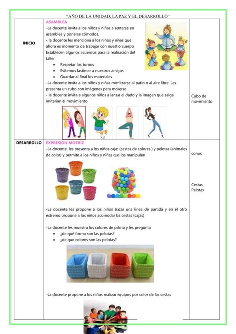 EA 06 SEMANA1 TALLER PSICOMOTRICIDAD Docx