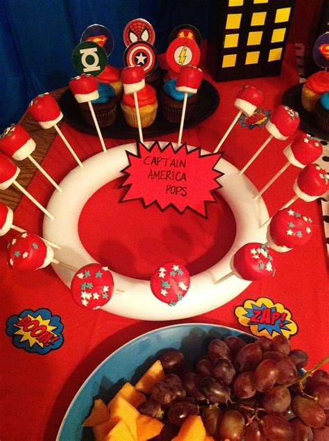 Noah's Superhero Party | Superhero birthday party, Superhero party food, Superhero party