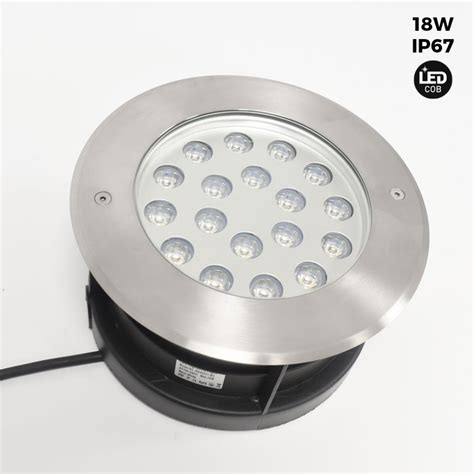 Baliza Led Empotrable En Suelo W Blanco C Lido Cm Ip