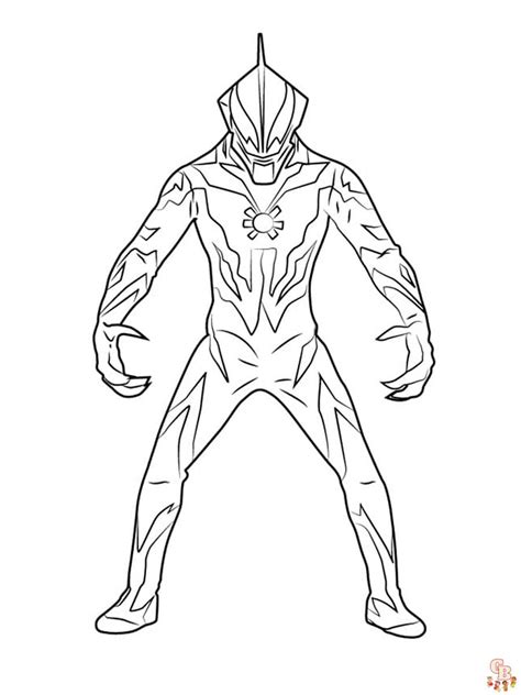 Free Printable Ultraman Coloring Pages