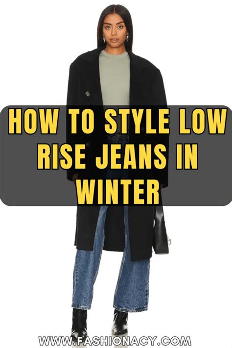 How To Style Low Rise Jeans