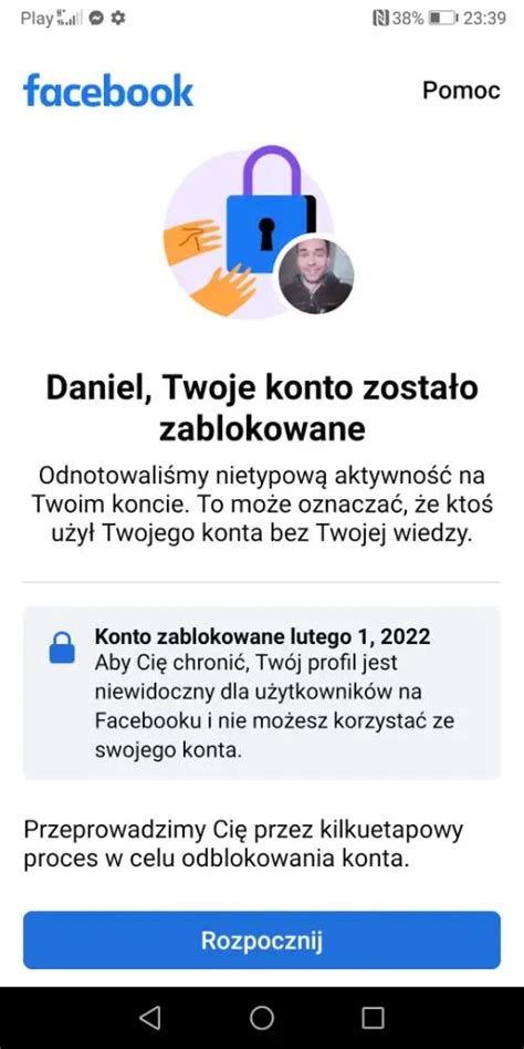 Przesy Anie Formularz O Odblokowanie Konta Na Facebooku