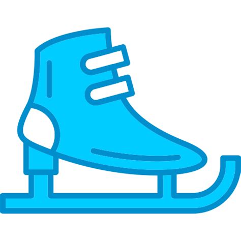 Ice Skates Generic Blue Icon