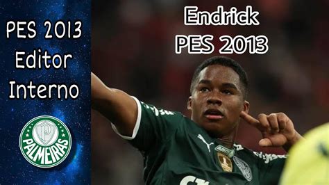 Endrick Felipe Palmeiras Pes 2013 Face And Stats YouTube