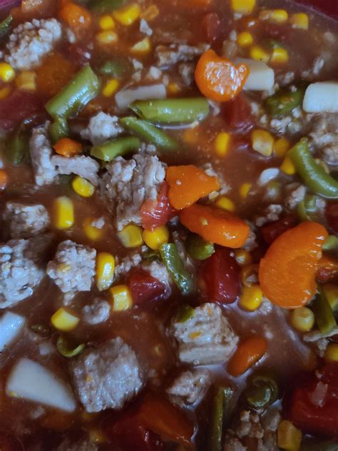 Hearty Crockpot Cowboy Soup