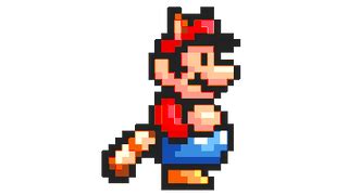 Progress Bar with Super Mario Racoon Mario Running Pixel - Progress Bar ...