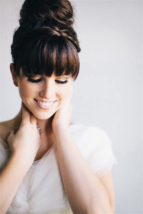 Brides With Bangs Wedding Hair Inspiration Bridal Musings Wedding Hair Inspiration Wedding