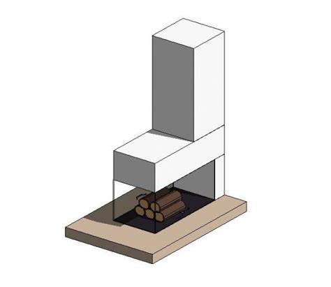 Modern fireplace revit block - CADblocksfree | Thousands of free CAD blocks