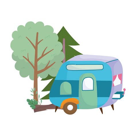 Rv Camping Cartoon