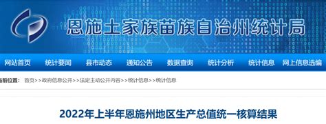 2022年上半年恩施州gdp达到616 50亿元，同比增长4 2 恩施州gdp 聚汇数据