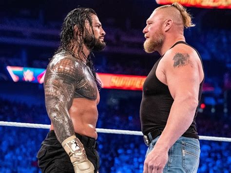 Summerslam Roman Reigns Vs Brock Lesnar S Sandi Cordelie