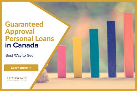 Guaranteed Approval Personal Loans Canada Lionsgate Financial Group