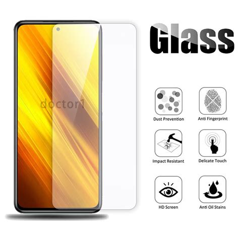 Clear Tempered Glass Screen Protector For Xiaomi Mi Poco C C C F