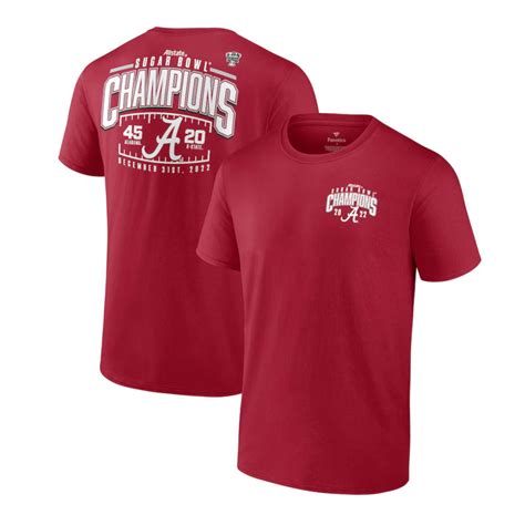 Alabama Crimson Tide 2022 Sugar Bowl Champions Score T Shirt