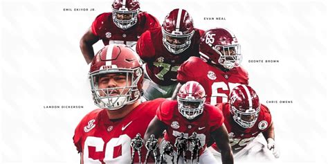 Alabama offensive line named nation's best for 2020 season ...