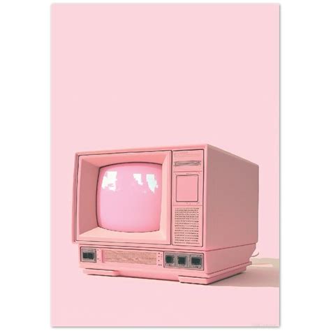 Retro Vaporwave Tv Poster Aesthetic Tv Decor 90's Home - Etsy