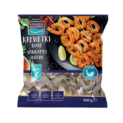 GOLDEN SEAFOOD Krewetki Vannamei Mix Niska Cena W ALDI