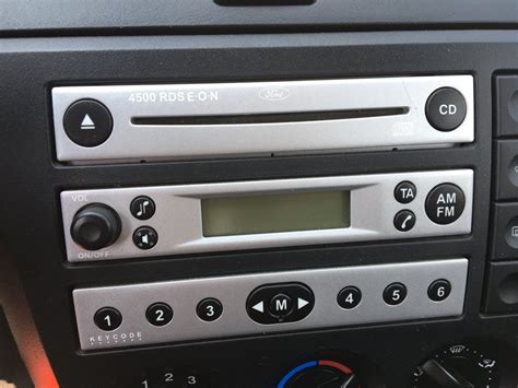 FORD FIESTA MK6 2004 RADIO 4500 RDS EON 7385675492 Oficjalne