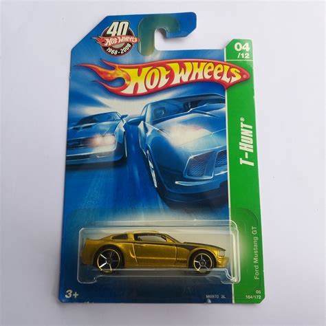 Hot Wheels Ford Mustang GT TREASURE HUNT Gold 1 64 Scale Ford T Hunt Shopee Philippines