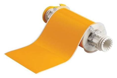 Brady Label Tape Cartridge, Yellow, Labels/Roll: Continuous 13550 | Zoro