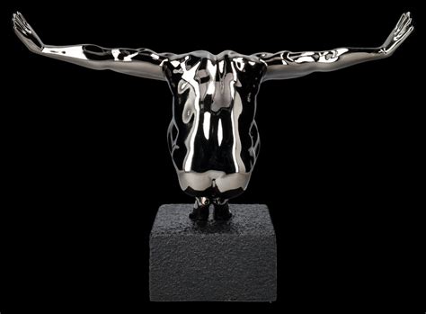 Nude Figurine Man Jumping Man Black Base Figuren Shop De