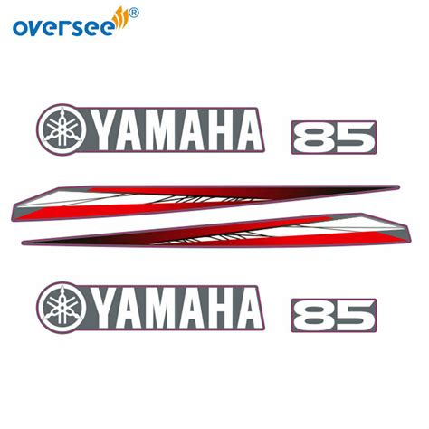 For Yamaha 85hp 2 Stroke Outboard Graphicssticker Kit Top Cowling Sticker Other