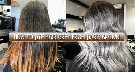 How To Dye Hair Grey From Dark Brown 6 Smart Ways Lewigs