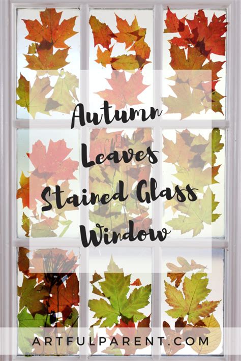 How To Make An Autumn Leaves Stained Glass Window