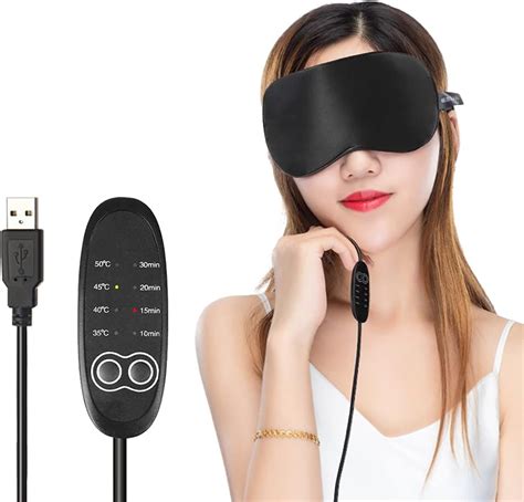 Yofuly Maschera Riscaldata Per Gli Occhi Con Presa Elettrica Usb Con