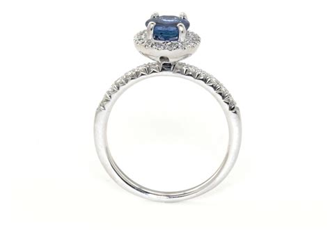 Yogo Eng Ring Ct Oval Sapphire Gem Gallery