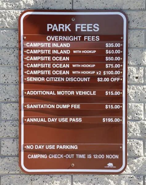 Carlsbad State Beach Campground Map