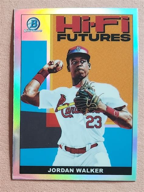 Jordan Walker Bowman Chrome Hi Fi Futures Prospect Card Hifi