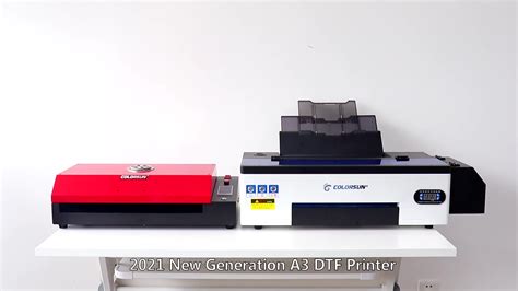 Colorsun Dtf A3 Printer For Epson L1800 Head Dtf Printer With Powder