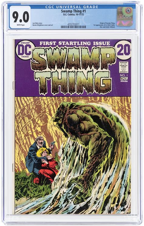 Hake S Swamp Thing October November Cgc Vf Nm First Alec