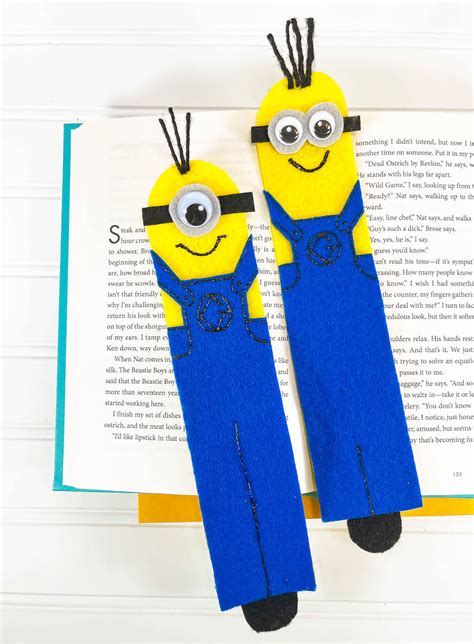 Back To School Minion Bookmarks Brite And Bubbly